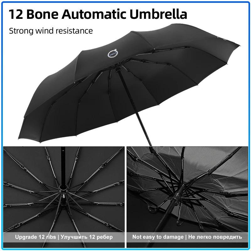 Car Logo Umbrella Auto Folding Windshield Sunshade Umbrella For Volvo XC90 XC60 XC40 V40 V50 V60 S40 S50 S60 S70 S80 S90 240 C70 Vnl Truck