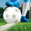 Algeria National Football Logo Size 5 Soccer Ball, Machine-Stitched PVC, Durable & High Bounce, All Ages Fit, Fan Merchandise, Matches & Outdoor Use.