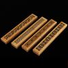 1pc Bamboo Wooden Incense Stick Holder Burning Joss Insence Box Burner Ash Catcher