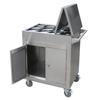 Juedian Stainless Steel Commercial Seasoning Trolley