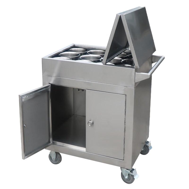 Juedian Stainless Steel Commercial Seasoning Trolley
