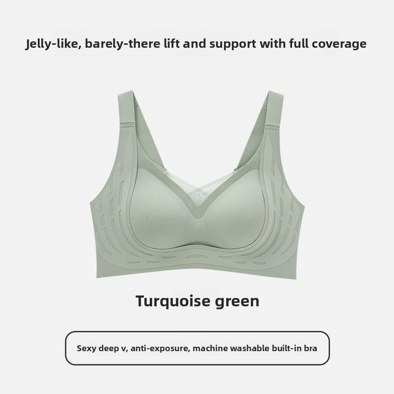 Seamless Wireless Tank Top Sports Bra, Small Bust Push Up Soft Support Lifting Side Support Women's Yoga Lingerie