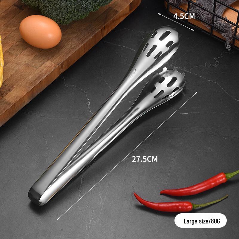 Stainless Steel Kitchen Food Tongs Set