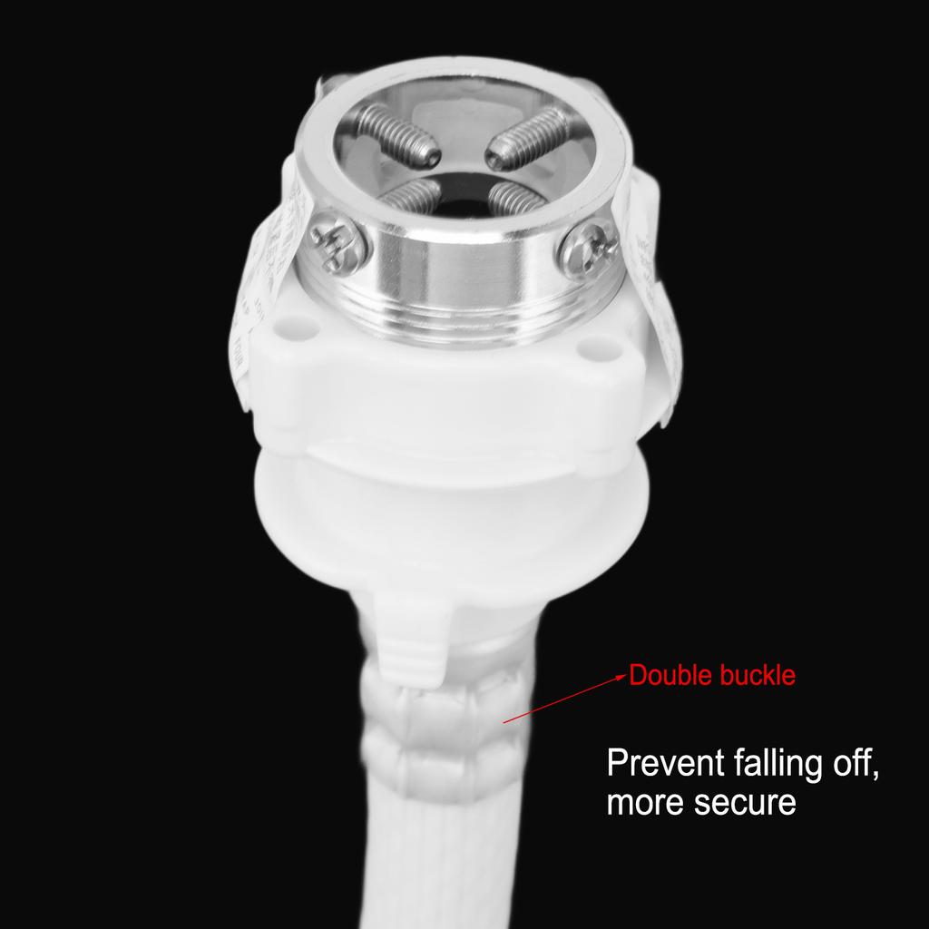 Washing Machine Water Inlet Hose Burst Proof PVC Water Pipe with Metal Connector for   Automatic Washing Machine