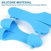 Heat Resistant Oven Gloves Anti Slip Silicone Grip 3 Finger Design for Grilling BBQ Baking Cooking Kitchen Restaurant Camping