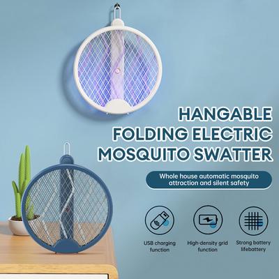 4 In 1 Electric Mosquito Killer Racket Electric Shocker UV Light Fly Swatter Summer Anti-mosquito Bug Zapper Trap