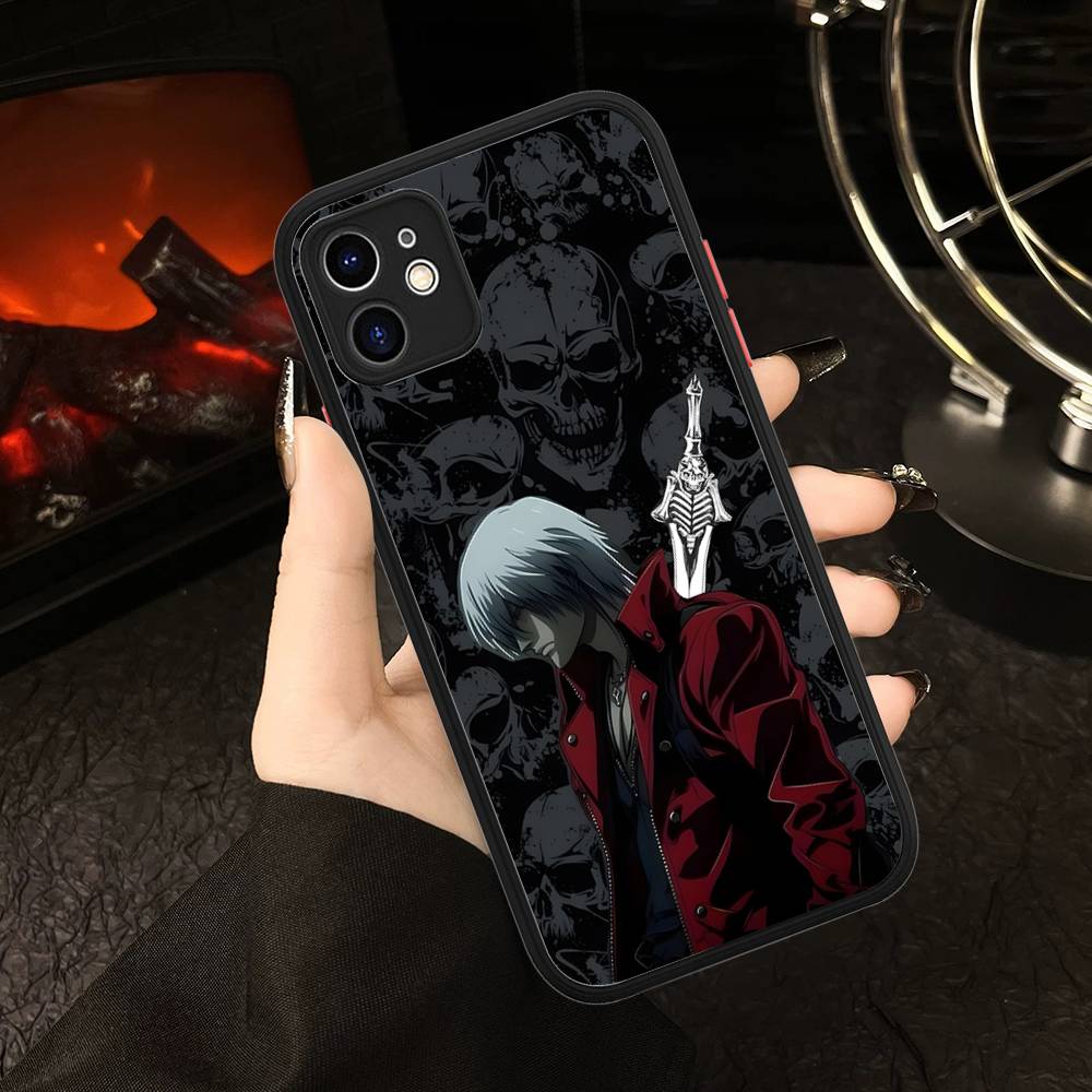 Classic Action Game D-Devil M-May C-Cry For Silicone Matte Phone Case For IPhone 16 Pro Max 15 14 13 12 11 X XS MAX