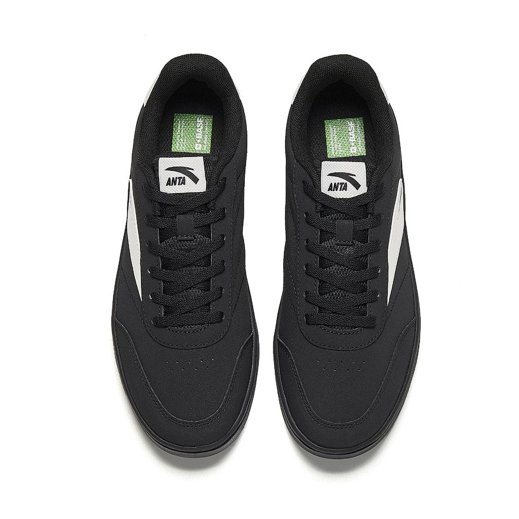 Anta Active Skateboard Shoes Women's Low Top Base Black/Ivory 5 922618099-5