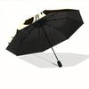 1pc Skull Flag Automatic Open/Close Umbrella Sturdy Iron Frame, Compact Travel Umbrella, Intricate Design Umbrella a0829061