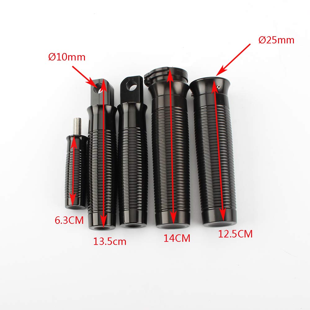 YIBO Harley Foot Nail Set Motorcycle Grip + Foot Nail + Gear Lever Nail