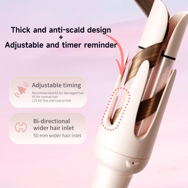 Automatic Hair Curler Auto Hair Curling Iron Ceramic Rotating Air Curler Air Spin Wand Styler Curl Machine Magic Hair Curler