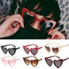 Ladies Love Heart Sunglasses Retro Big Frame Women Sunglasses UV400 Protection Summer Shades Eyewear Anti Blue Light Glasses
