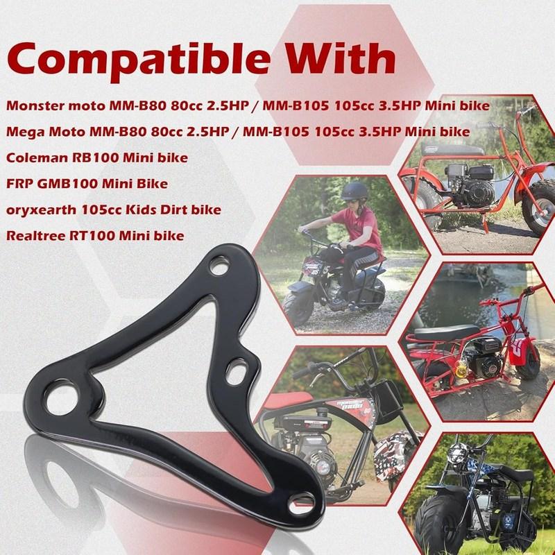 

Hydraulic Brake Caliper Bracket Kit For Monster Mega Moto MMB80 GMB100 Mini Bike Accessories чорний