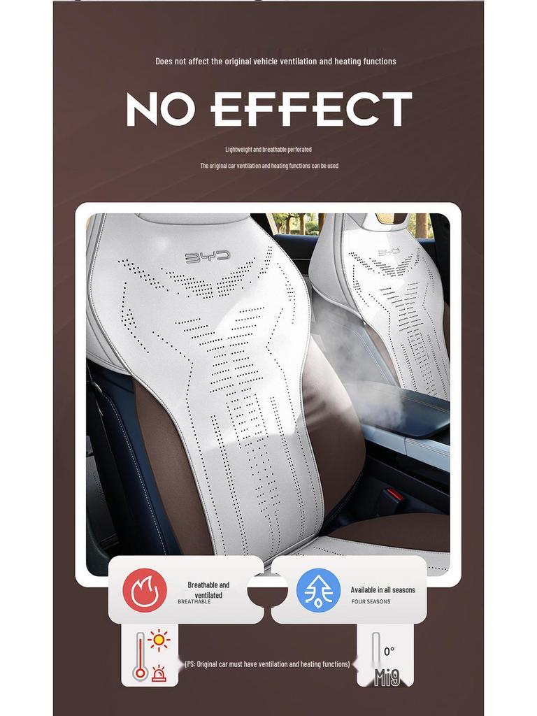 BYD Song Plus Suede Seat Cushion & Cover Set with Lumbar Support