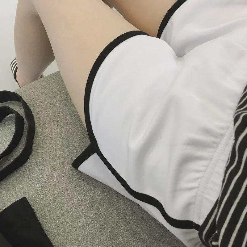 Women's Summer Casual Wide-Leg Pajama Yoga Shorts: Mid-Waist Fashion Sports Pants