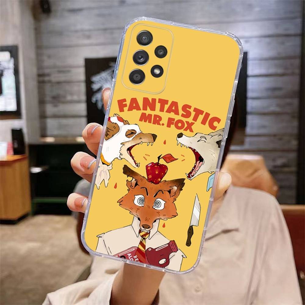 

F-Fantastic Mr F-Fox Phone Case For Samsung Galaxy A,71,70,52,51,40,31,50,50S,30S,21S,12,10,Note20ultra Transparent Cover samsunga12