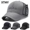 Embroidered Letter Baseball Cap—Breathable Summer Sun Hat, UV-Protective Outdoor Hat, Adjustable Size
