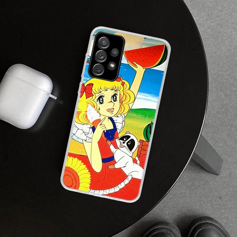 Anime Candy Phone Case Cover for Samsung Galaxy A12 A22 A32 A52 A72 A02S A51 A50S A31 A20S A10S Note 20 Ultra 10 Plus Galaxy A12
