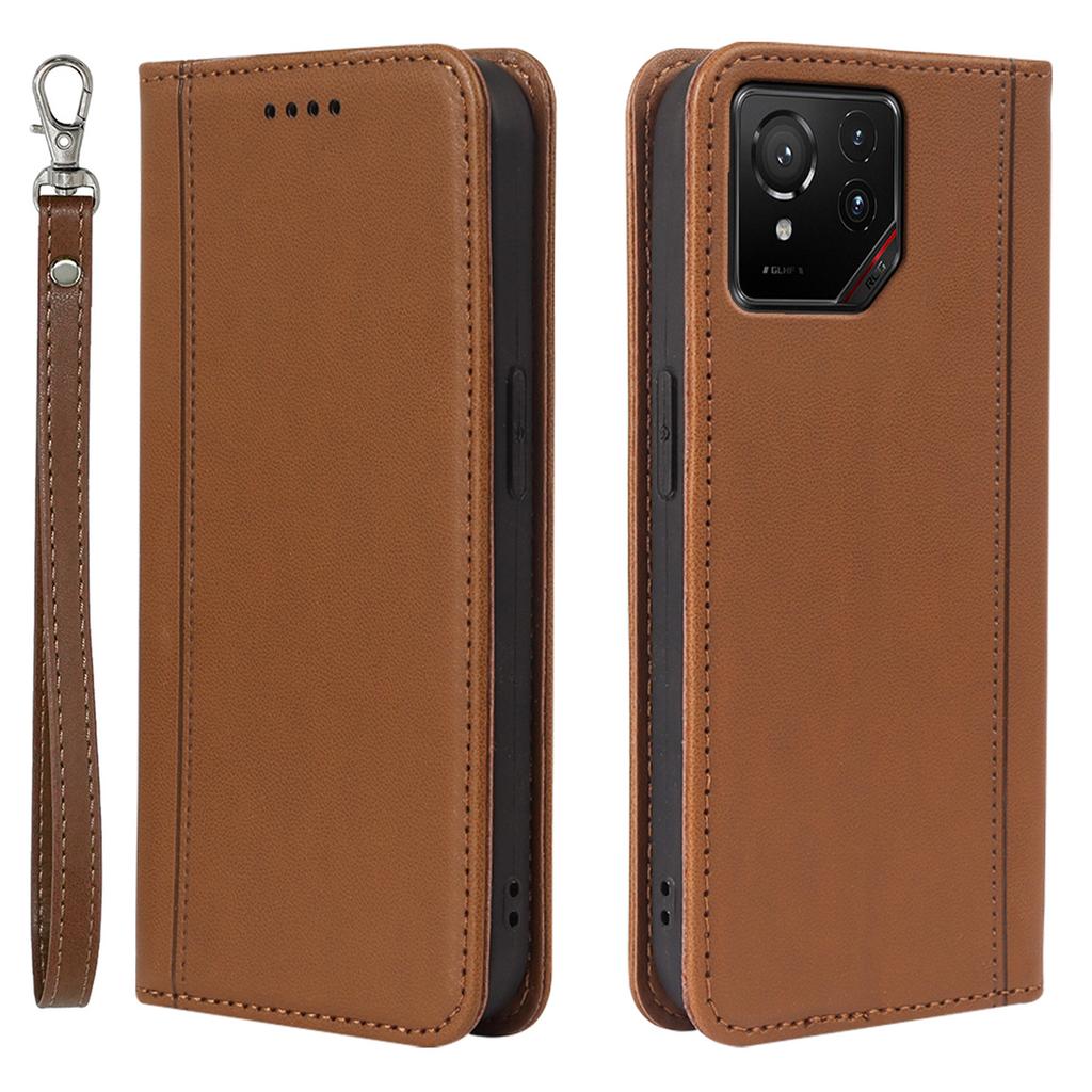HX01 For Asus ROG Phone 9 5G Wallet Case Magnetic Closing PU Leather Phone Cover