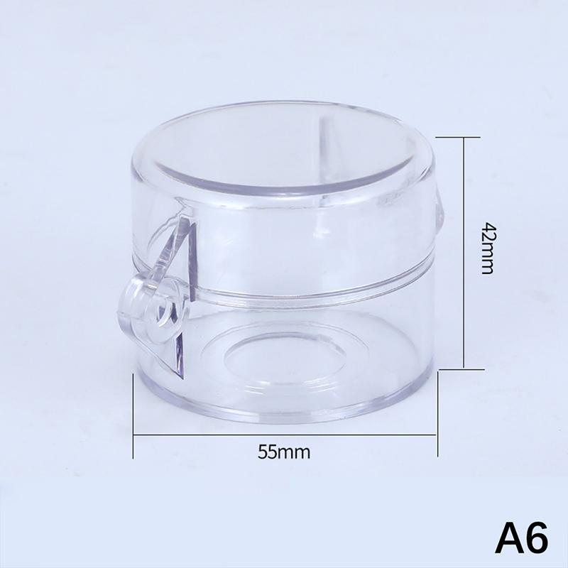 22Mm Push Button Switch Protective Cover Protective Cover Anti-Missing Elevator Emergency Stop  Accessory Round Warning Ring