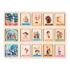 Early Wooden Learning Puzzle With Animal And Occupation Scenes For Children