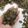 Misto Vintage 100pz Casuale Lega Bronzo Antico Ciondolo Charms Fatto a Mano DIY Bracciale Pendenti