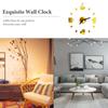 DIY Veggklokke Rammeløse Mute Wall Stickers 40 Diameter Modern Design Sticker for Living Room Home