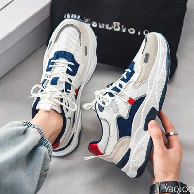 Frühling Sommer schlichte bequeme Herrenschuhe neue Mesh atmungsaktive Trend vielseitige Sport Freizeit Laufschuhe