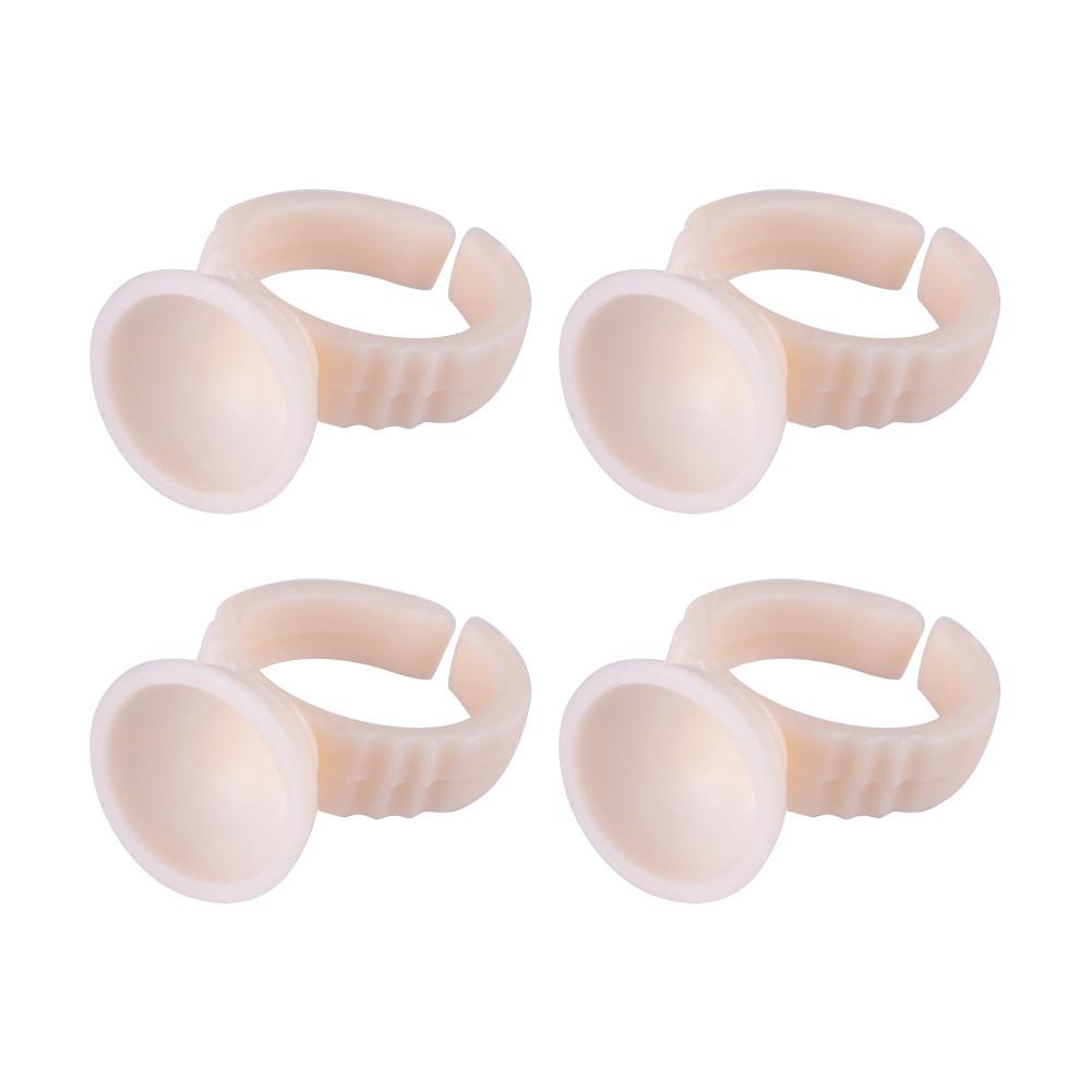 3 Types 100pcs Silicone Semi Permanent Tattoo Ink Ring Cup for Pigment Holder