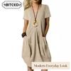 Women's Fashion Casual Solid Color Print Short Sleeve O-Neck Blouses & Shirts