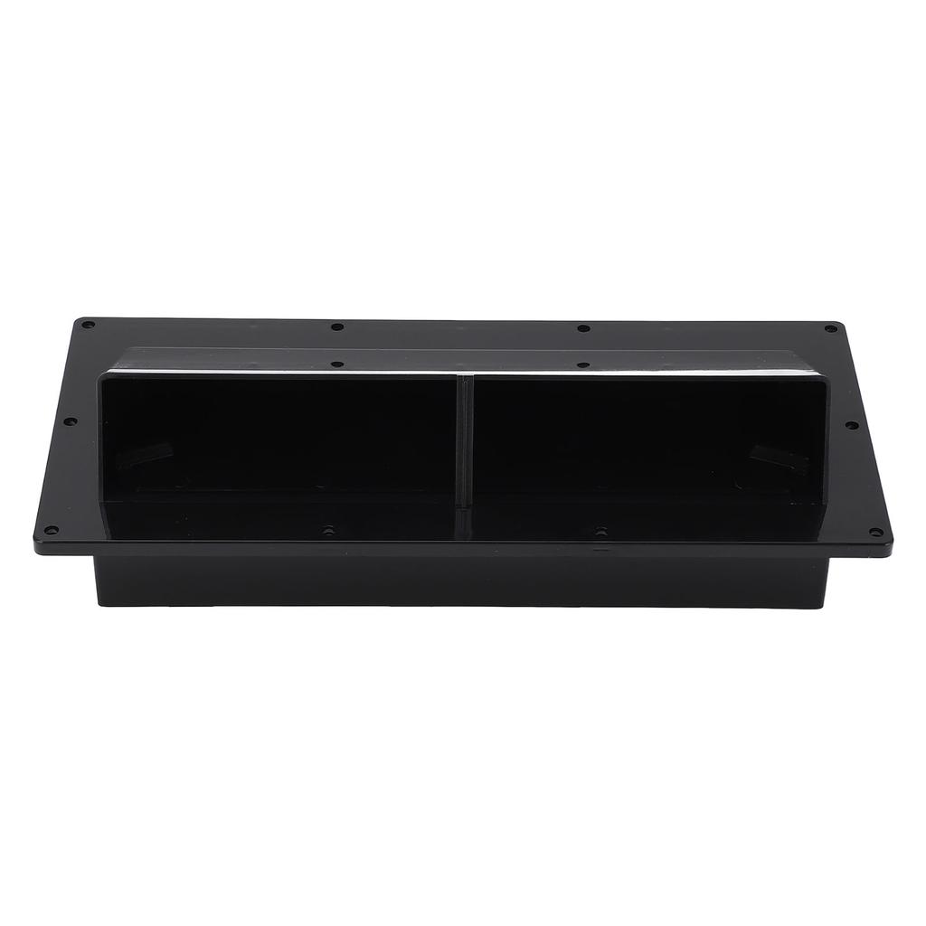 RV Range Hood Vent Cover with Lockable Clip Exterior Vent Cover for RV Trailer Boat Marine Yacht Black