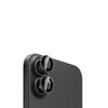 WE Lentilles De Protection Pour Objectifs D'appareil Photo iPhone 16/16 PLUS/17 Transparent/noir (2 Lentilles Incluses)
