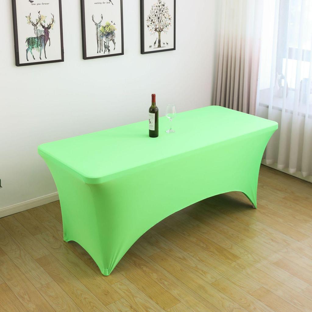 Elastic Cross-Border Stretch Tablecloth for Cocktail Bars, Counters, Banquets, and Outdoor Weddings.