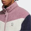 Adidas Neo Logo Print Fleece Zip Jacke Unisex Jacke Rosa HY9651