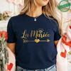 French Bachelorette EVJF Party T-Shirts Future Bride Team Gold Foil Print Women Clothing Short Sleeve Tees for Bridal Shower
