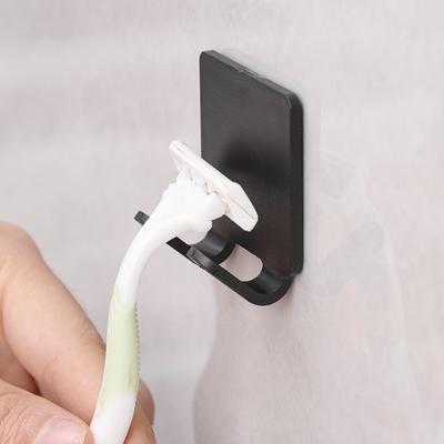 1/6 adet Tıraş Makinesi Saklama Rafı Raf Paslanmaz Çelik Jilet Tutucu Duvar Banyo Saç Kurutma Makinesi Tıraş Jileti Standı Düzenleyici Askı Kancası