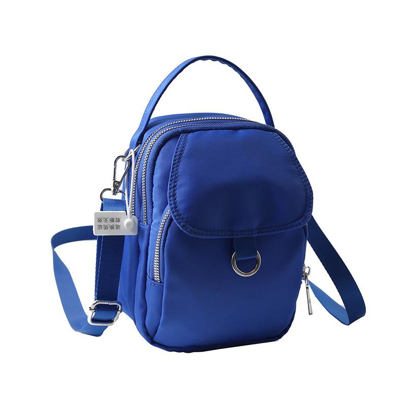 Casual style Oxford cloth portable small satchel Harajuku style women's shoulder crossbody small square bag