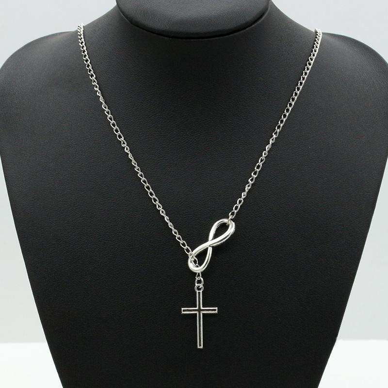Cross Sweater Chain Jewelry Girls 