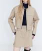 Bundercammer Cotton Cargo Mini Skirt_Beige