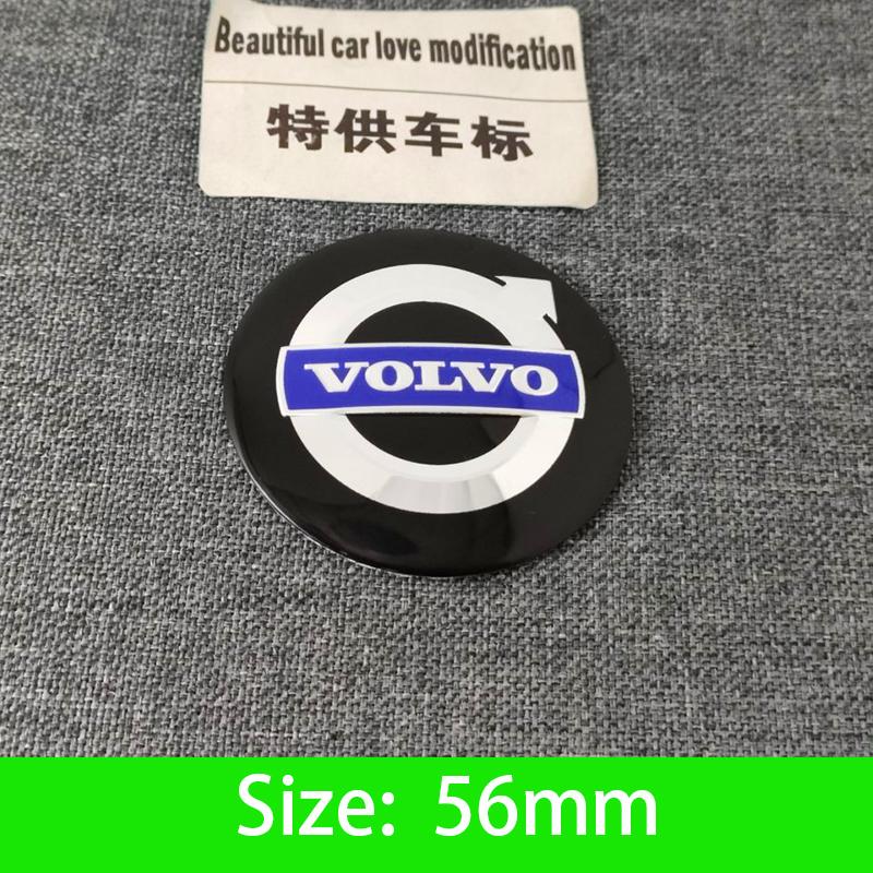 4Pcs 56mm Car Emblem Auto Wheel Center Hub Sticker Accessories For Volvo Polestar AWD S60 XC60 S40 XC40 XC90 V60 S80 S90 V90 T5 apl256