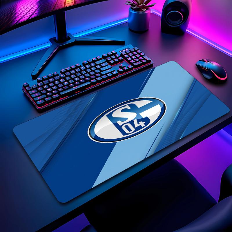 Tappetino per Mouse con Motivo Calcio Schalke 04 Non?Tappetino Mouse da Gioco Antiscivolo con Base in Gomma per Scrivania Ufficio Casa