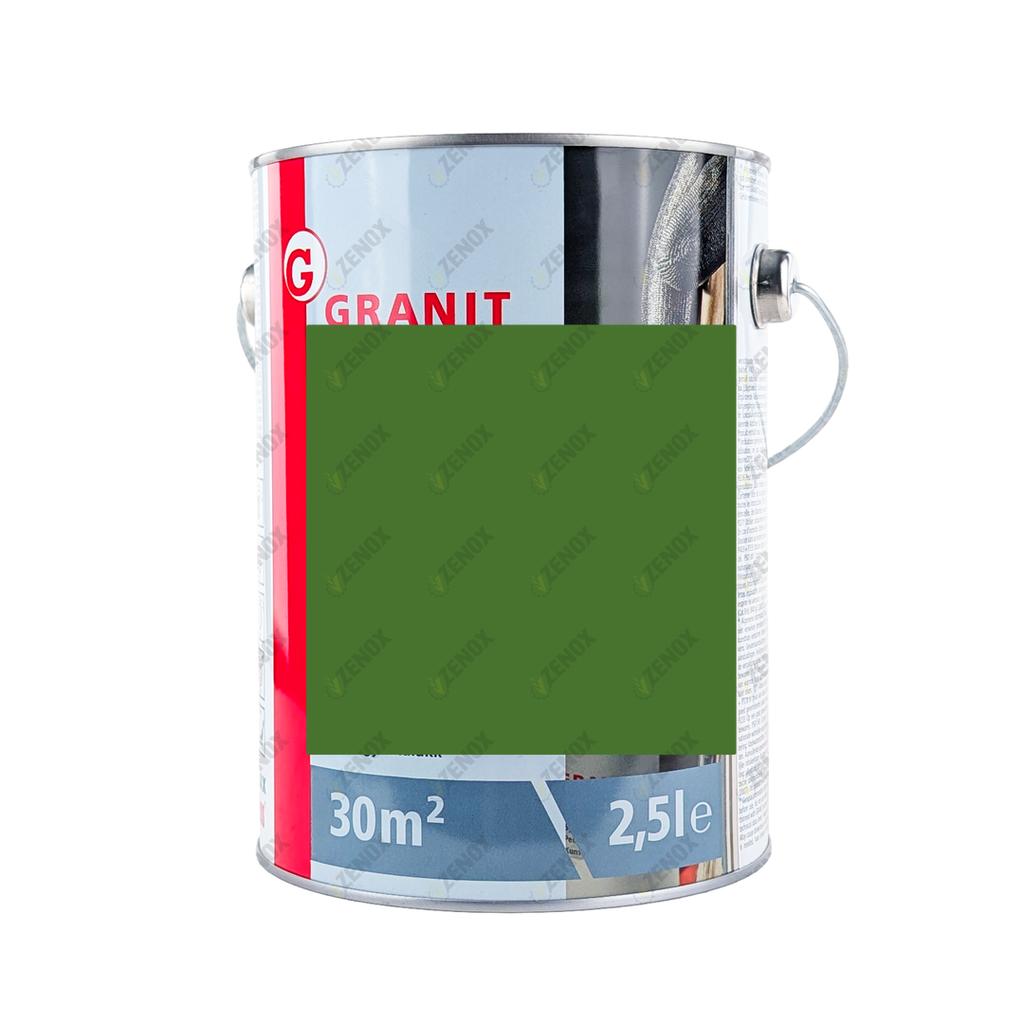 Paint Varnish Grass Green RAL 6010 NOPOLUX WILCKENS GRANIT 2.5 Can