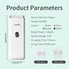 Professional Dog Hair Clipper Low Noise Pet Electric Clipper Pet Hair Trimmer  For Cats and Dogs