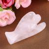 Pink   Quartz Carved Angel Decoration Healing Stone Gemstone Decor, Perfect Gift for Family Friends