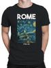 Rome Starry Night Colosseum Art Men's T Shirt