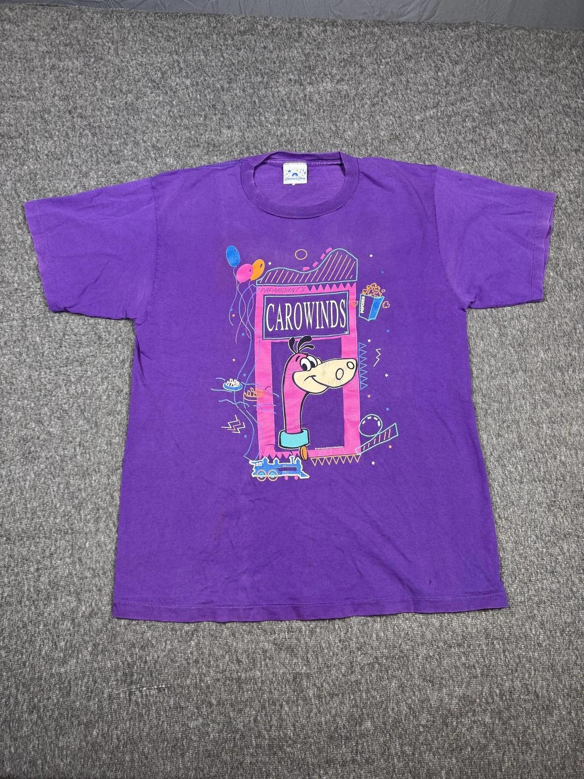 

Винтажная футболка Carowinds Мужская L Ханна-Барбера Медведь Йоги Paramount Parks 90-е 2XL