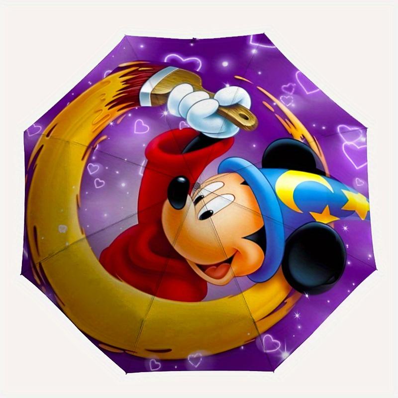 

1pc Mickey Mouse Automatic Umbrella 8-Bone Design Compact Gear for Outdoor Travel,, Perfect Gift for Friends Birthdays yy250815039