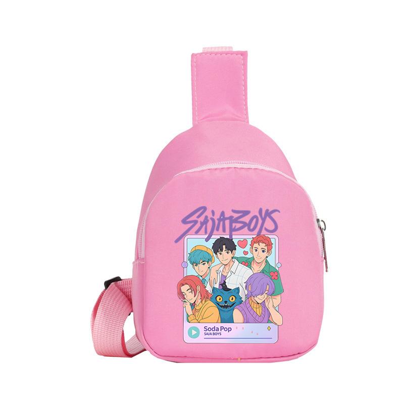 Casual Children'S Breast Bag Animation Cartoon Printing Fashion Boys And Girls Crossbody Bag Change Small Backpack