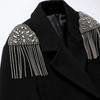 1PC Tassel Chain Shoulder Board Badges Fabrics Fringed Epaulet Decoration  For Jacket/ Coat