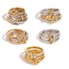 Practical Sturdy Alloy Rings With A Simple Styles Convenient for Trendy Men and Women Seek Fashion and Individuality